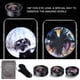 thumbnail image 5 of KEYWING Phone Camera Lens 3 in 1 Phone Lens Kit, 198 Fisheye Lens + 120 Super Wide-Angle Lens + 20x Macro Lens for iPhone Samsung Android Smartphone Black 3in1, 5 of 5