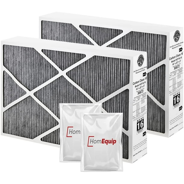 Lennox X6672 Furnace Filters, Carbon Clean Healthy Climate 16x25x5 Air
