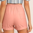 thumbnail image 4 of Diufon Womens Dressy Shorts Plus Size Summer Casual Elastic Waist Drawstring Comfy Pull On Shorts with Pockets, 4 of 9