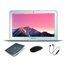 Open Box Apple MacBook Air 11.6" Display Laptop | 4GB RAM, 128GB SSD | Mac OS Bundle Includes: Wireless Headset, Bluetooth Mouse, Generic Case & 1 Year Warranty (Refurbished)