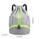 thumbnail image 3 of Mochila deportiva con cordón y compartimento para zapatos, bolsa de gimnasia de poliéster de alta densidad resistente al agua, bolsa de cuerda de gran capacidad de 18.5 "x12.5" con múltiples, 3 of 8