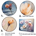 thumbnail image 3 of Designart "Expressing A Rainbow Of Colors With Cornflowers II" Cornflowers Floater Framed Canvas Wall Art, 3 of 5