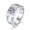 NAN006, variant on Mens Adjustable Copper Fashion Ring with Full Diamond Design and Starry Sky Elements in Korean Style