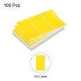 thumbnail image 3 of 300 Labels Colored Rectangle Stickers, Color Code Sticker 4x2 Inch Self Adhesive Yellow, 3 of 5