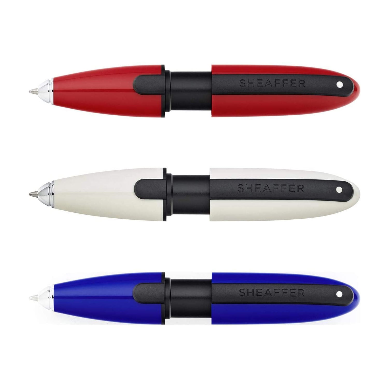 (2 pack) Sheaffer Ion Gel Rollerball Pen - Red, White and Blue Set, 3-Count