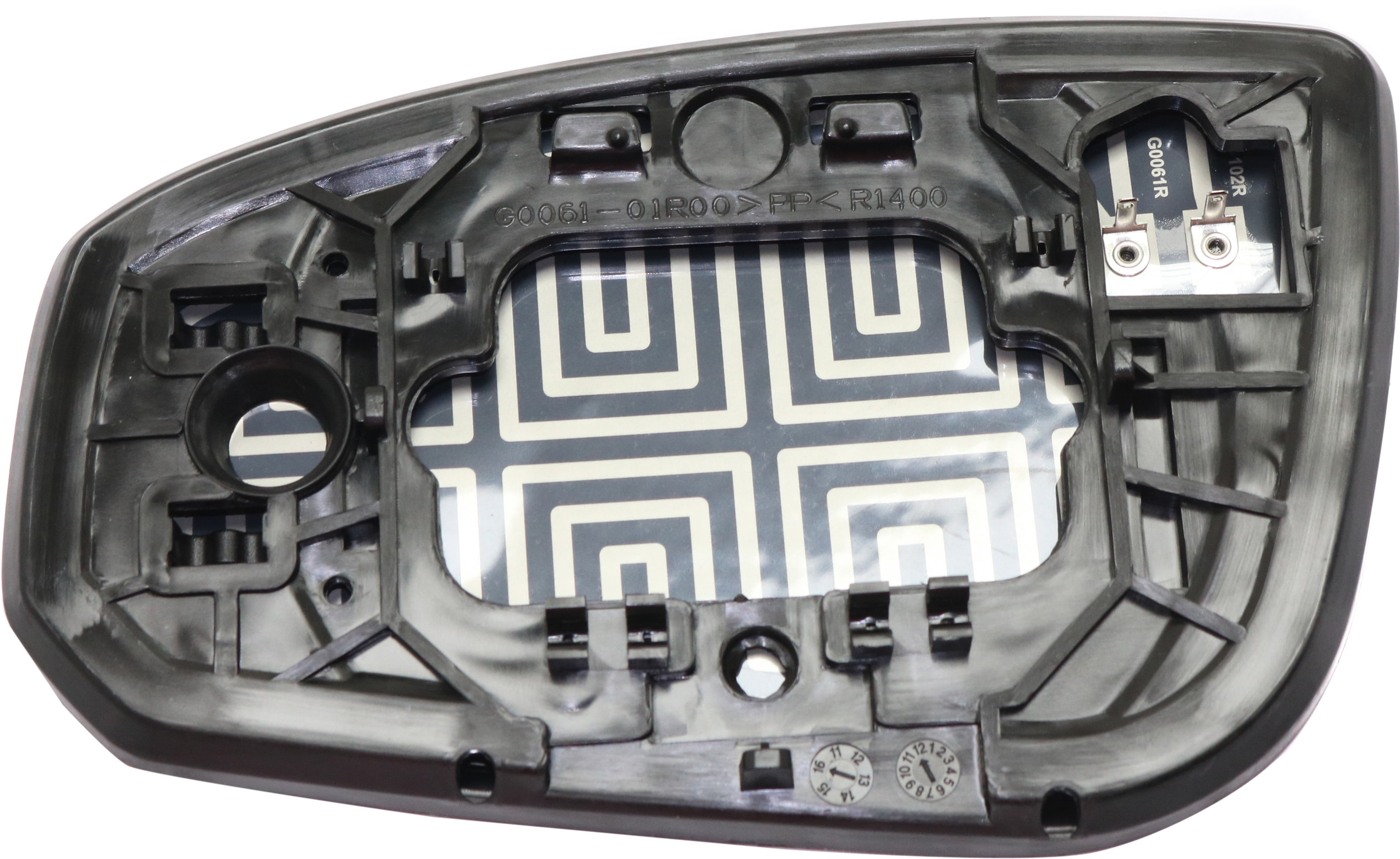 Mirror Glass Compatible With 2004-2008 Nissan Maxima Right Passenger Side Heated Kool-Vue
