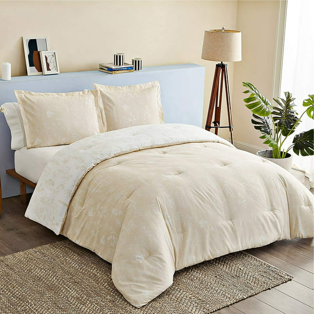 Twin Bed Comforter Set Reversible, White Twin Bed Comforter Set