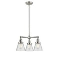 thumbnail image 6 of Innovations Lighting - Cone - 3 Light Chandelier In Industrial Style-11 Inches, 6 of 7