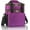 H_Purple, variant on Double Deck Insulated Lunch Box, Expandable Large Lunch Bag Leakproof Cooler Bag Lunch Pail for Men Women Adults Work Shifts Travel Daytrip, 16L, Black