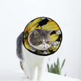 thumbnail image 1 of Floral Heliopsis Geometric Soft Cat Dog Recovery Collar Adjustable Cat Cone Wound Healing Protective After Surgery for Kitten Cones After Surgery, 1 of 7