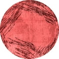 thumbnail image 1 of Ahgly Company Indoor Round Oriental Red Industrial Area Rugs, 7' Round, 1 of 4
