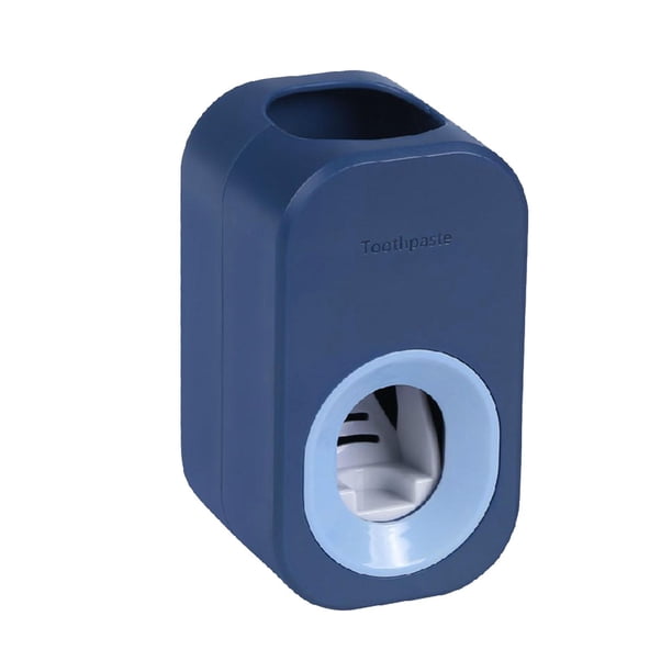 Dispensador automático de pasta de dientes, colgador de cepillos de dientes, sin perforaciones, fácil instalación, accesorios de baño para baño, Hotel C