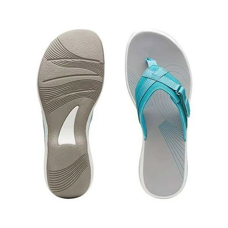 

Aayomet Flop Flat Slipper Clip Toe Creative Flip Casual Bottom Female Women s Bulk Flip Flops for Women Wedding Guest Blue 38