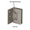 thumbnail image 5 of CRL GEN344BN Brushed Nickel Adjustable Wall Mount Offset Back Plate Hinge, 5 of 9