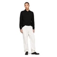 thumbnail image 4 of Polo Tommy Hilfiger de manga larga, corte regular, negro para hombre, 4 of 5