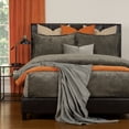 thumbnail image 3 of SIScovers Mixology Padma 7 Piece Bedcap Comforter Set Umber California King 7 Piece Mid-Century Modern, 3 of 5