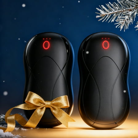 Rechargeable Hand Warmers 2 Pack, 3s Fast Heating, 3 Settings & 20Hrs Heat