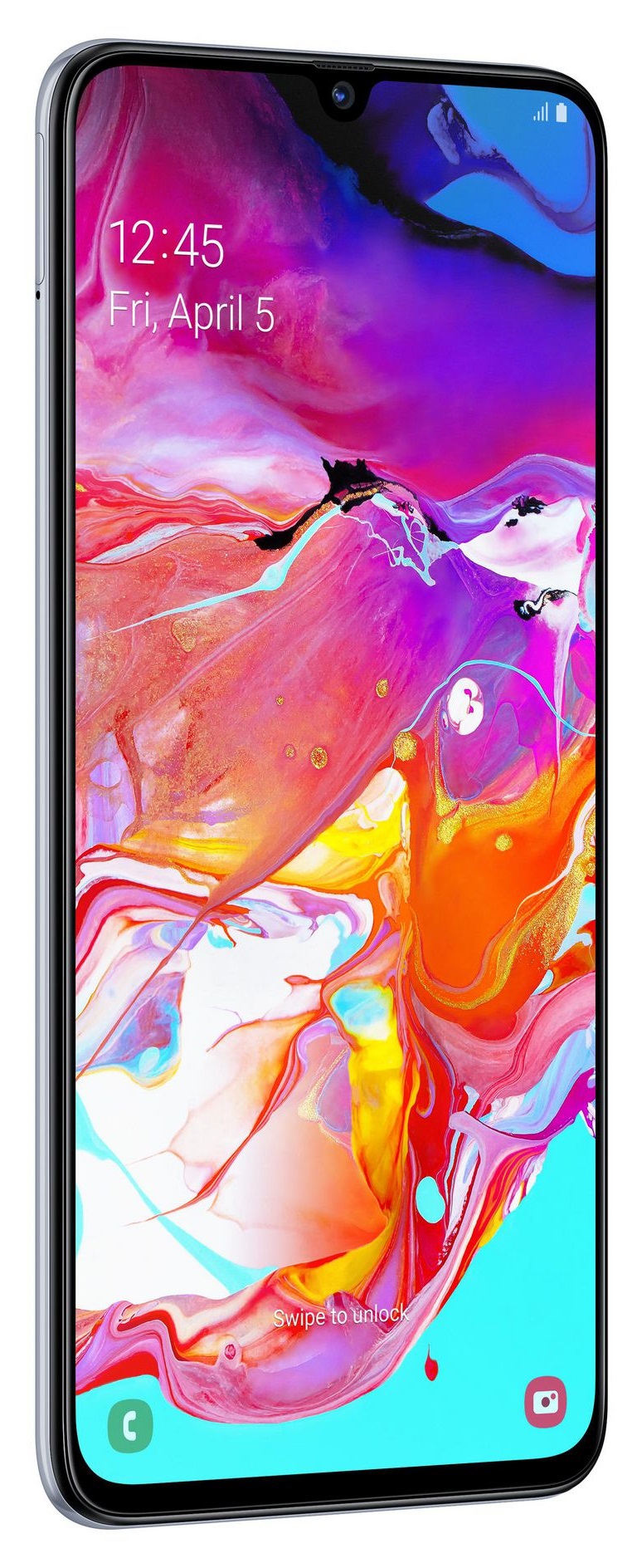 SAMSUNG Galaxy A70 A705M, 128GB, GSM Unlocked Dual SIM – White - image 4 of 6