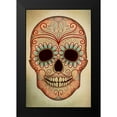 thumbnail image 2 of PI Studio 13x18 Black Modern Framed Museum Art Print Titled - Day of the Dead Skull II, 2 of 5