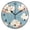 Black, variant on 9.84in Clouds Pattern PVC Canvas Wall and Table Clock with Canvas Texture, Black or Gold Hands