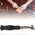thumbnail image 2 of Stainless Steel Leather Craft DIY Tool - Adjustable Edge Creaser with Ebony Handle (1.2mm), 2 of 5