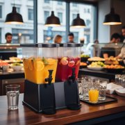 Hakka 7 Gallon Beverage Dispenser Large Capacity Fruit Drink Juice Dispenser, Polypropylene
