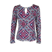 Tommy Bahama Purple Pink Long-Sleeve Persian Printed Rashguard T-Shirt S