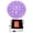 Purple, variant on Rupoun 6-inch 11-Note Steel Tongue Drum, Premium Carbon Steel Ethereal Pan Drum for Sound Healing, Meditation, Yoga and Chakra Relaxation, Black (15.24 cm)