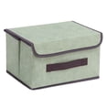 thumbnail image 3 of Contenedor de almacenamiento con tapa Sunnimix Organizador de juguetes Ropa de S 26x19x16cm, 3 of 6