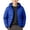 Blue, variant on Teen Hooded Light Puffer Jacket 9-17Y, Zip up Vertical Quilted Cotton Warm Coat for Big Boys Girls Winter Casual Outerwear Blue 16-17Years