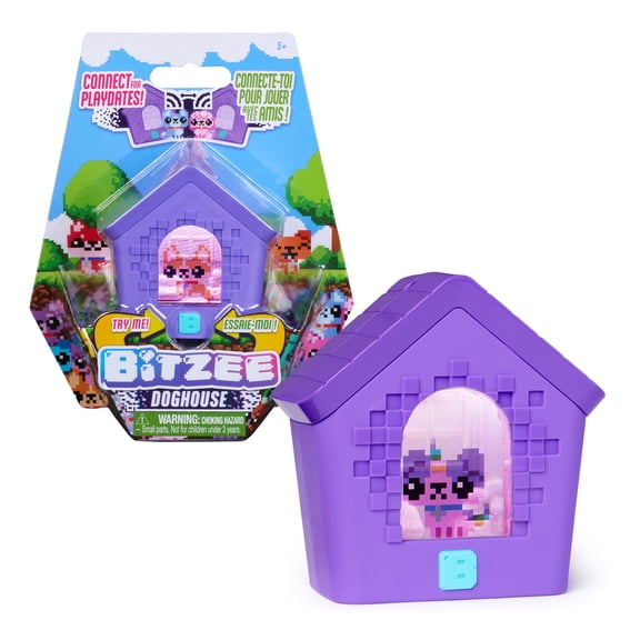 Bitzee, Doghouse Interactive Digital Pet Toy with 15 Puppies Inside, Reacts to Touch