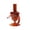 A, variant on AZXY Christmas Pinecone Glass Candle Holder, Farmhouse Table Candlestick, Seasonal Tabletop Centerpiece, Indoor Home Christmas Decorations for Mantel Dining Room