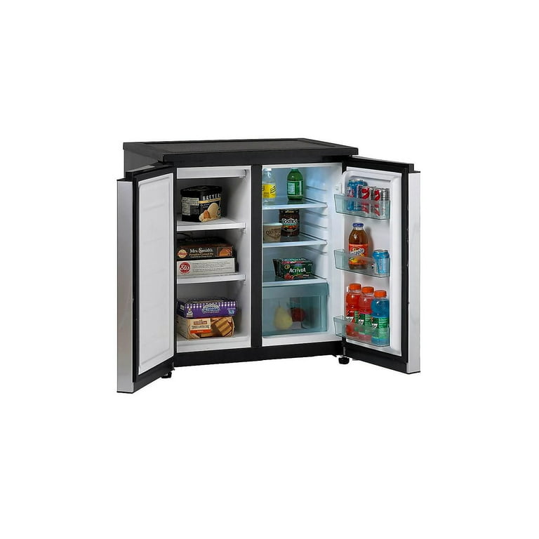 5.5 CuFt Counter Height Side by Side Refrigerator/Freezer - S/S