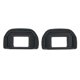 thumbnail image 2 of Cubierta protectora para oculares visor 2 piezas para Eos 600D 500D 300D, 2 of 9