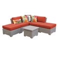 thumbnail image 1 of Ensemble de Meubles de Patio en Osier d'Extérieur 6 Pcs 06f, 1 of 2