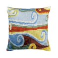 thumbnail image 1 of Jupiter Silk Velvet Ikat Pillow, 24" X 24" Case Only, 1 of 3