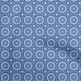 thumbnail image 1 of oneOone Velvet Medium Blue Fabric Asian Suzani Sewing Material Print Fabric By The Yard 58 Inch Wide, 1 of 5