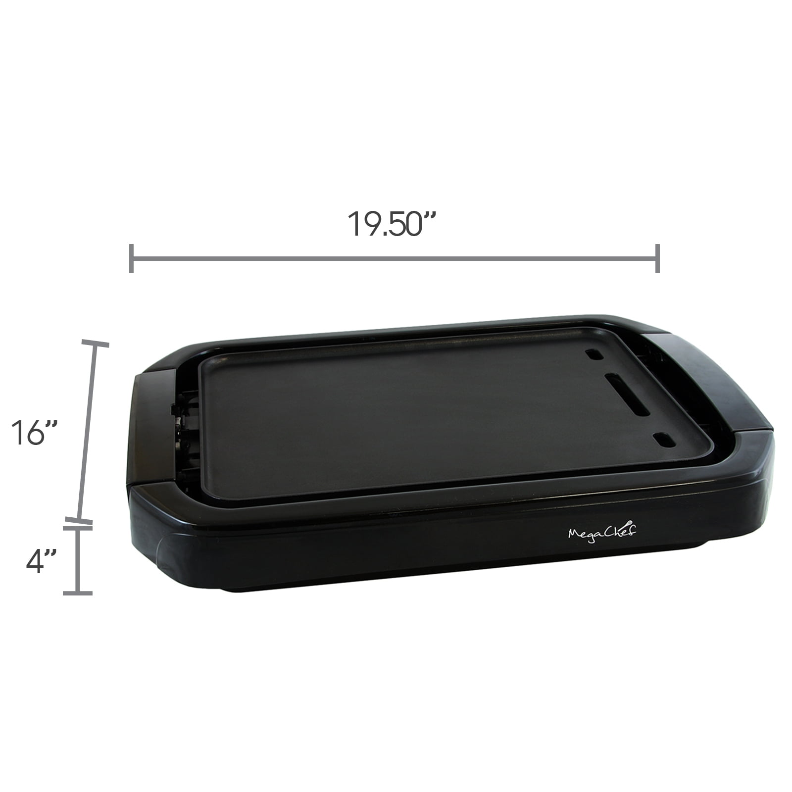 Megachef dual surface reversible top indoor grill and griddle