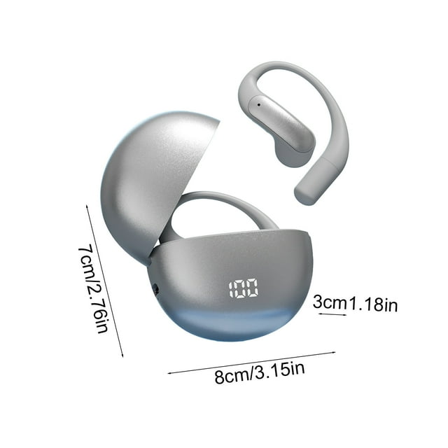 Herunwer Multi-Language Translation Bluetooth Earphones with Smart Display Case, True Wireless and Noise Cancelling