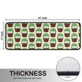 thumbnail image 5 of Kitchen Rugs Sets Of 2,Cute Green Hedgehog Pattern Anti Fatigue Kitchen Mat Rugs Non Slip Washable,Decorative Kitchen Floor Mats for Kitchen,Sink,Laundry,17"x47"+17"x47", 5 of 5