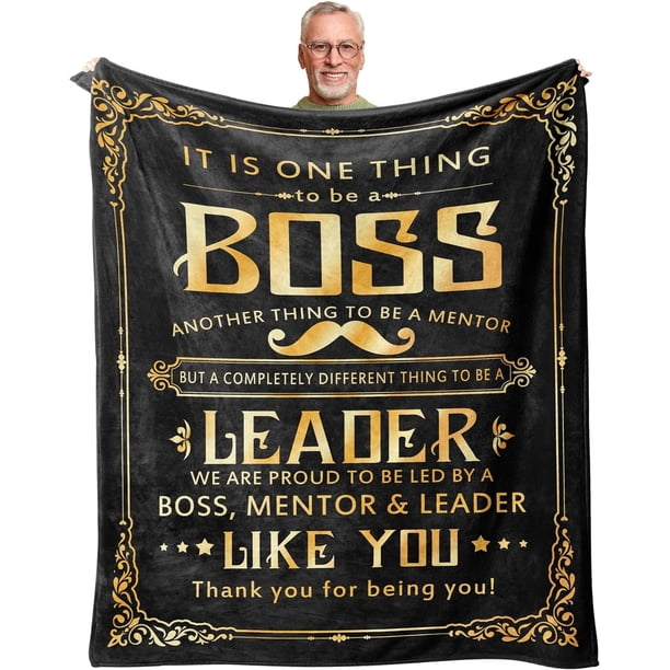 LHSHID Boss Day Gifts Blanket Flannel Soft and Comfortable Anti static Bed Sofa Blanket 60x80in