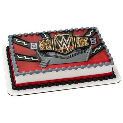 WWE Championship Ring Set Cake Topper WWE Wrestling
