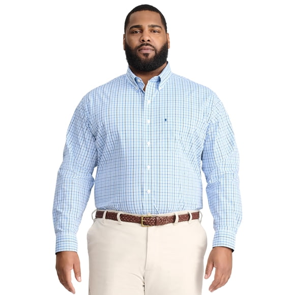 Camisa IZOD Tall Performance Comfort Plaid 3XL para hombre