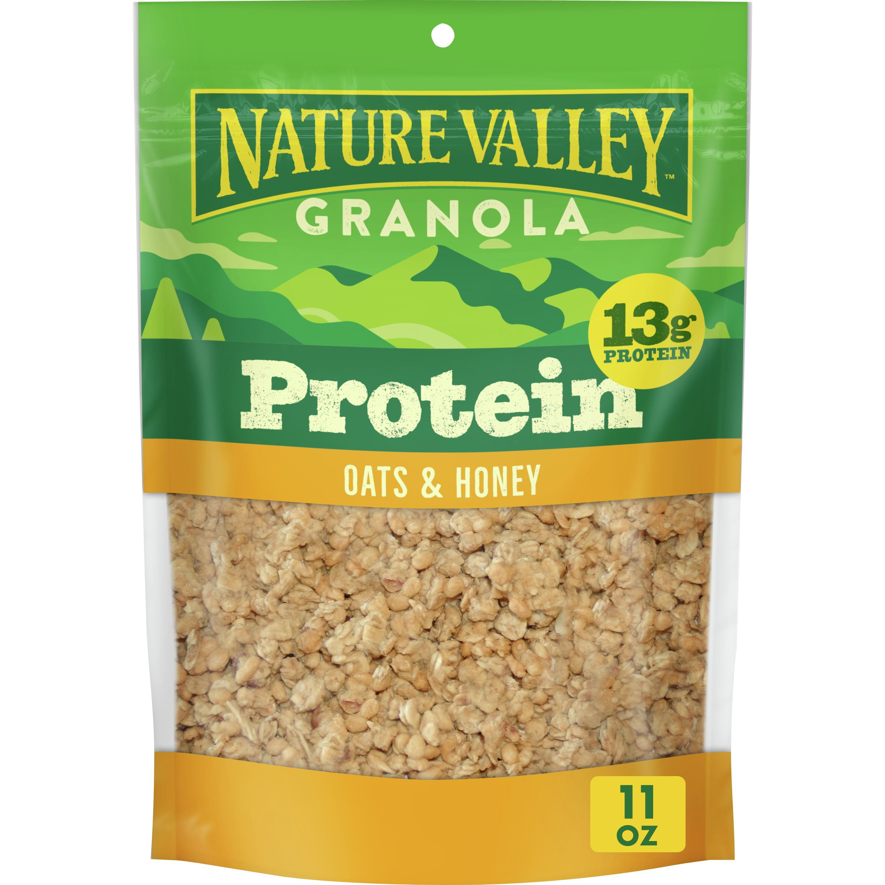 Nature Valley, Oats & Honey Protein Granola, 11 oz pouch