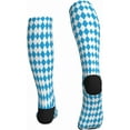 thumbnail image 3 of Compression Socks For Women Men Oktoberfest Bavarian Blue And White Socks For Running Athletic Sports Nurse Travel, 3 of 9