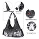 thumbnail image 2 of Bolso de hombro para mujer, bolso hobo, bolsos de hombro, bolsos con asa, bolsos de mano de piel sintética suave con cremallera, bolso de mano, muchos compartimentos, gran bolso para mujer, 2 of 7