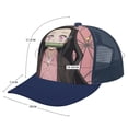 thumbnail image 2 of Kamado Nezuko Adult Baseball Cap Adjustable Sun Visor Hat Prints Trucker Hats Skull Cap Headwear for Men Women, 2 of 6