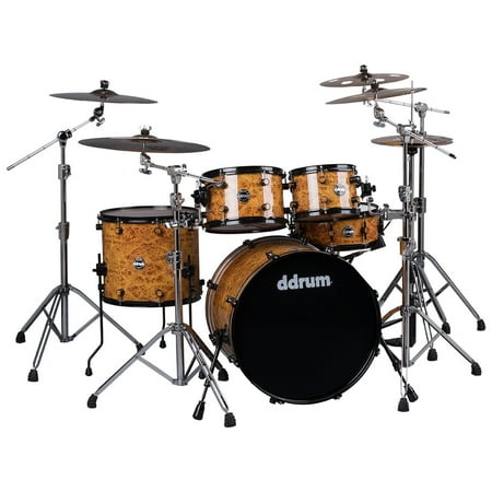 ddrum Reflex Series 5-Piece Shell Pack - Mappa Burl Wrap