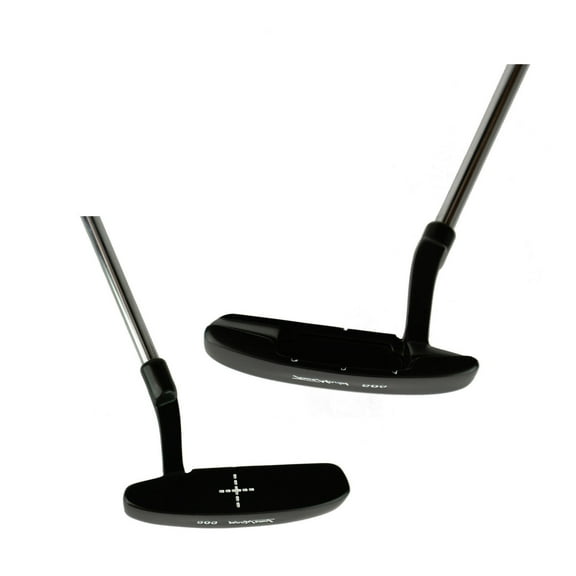 AccruZone Blade (Ping Style) Putter w/Cover, Ladies Regular Length: (34 inch): CNC milled Face, Ladies Flex & Grip, Left Hand, Built in the USA