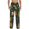 thumbnail image 3 of Balery Men'S Funny Sloths In The Forest Pants,Sleepwear Pants,Pajama Pants,Pj Bottoms Drawstring And Pockets-Small, 3 of 9